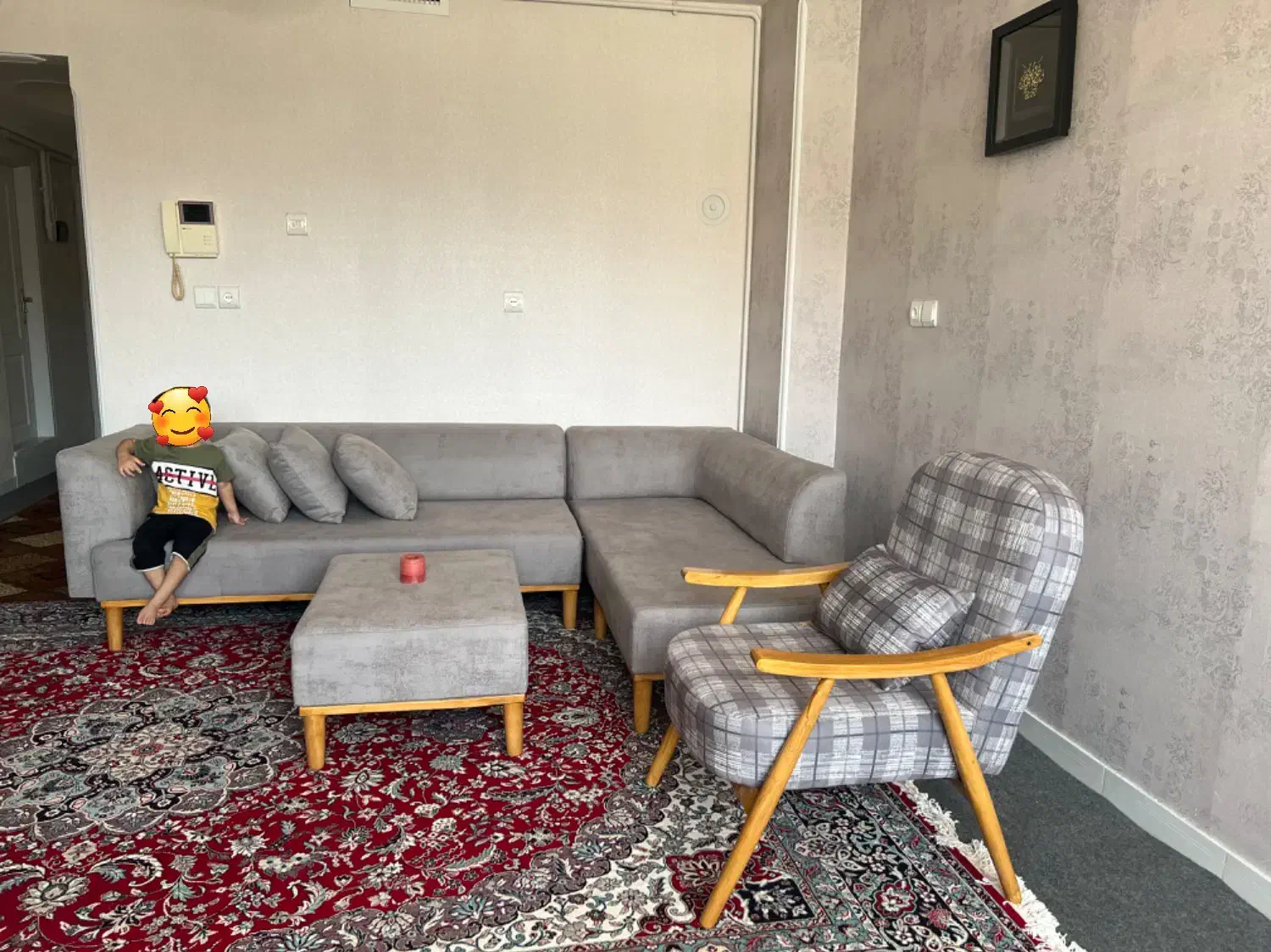 فروش فوری مبلمان بسیار شیک و تمیز|مبلمان خانگی و میز عسلی|محلات, |دیوار