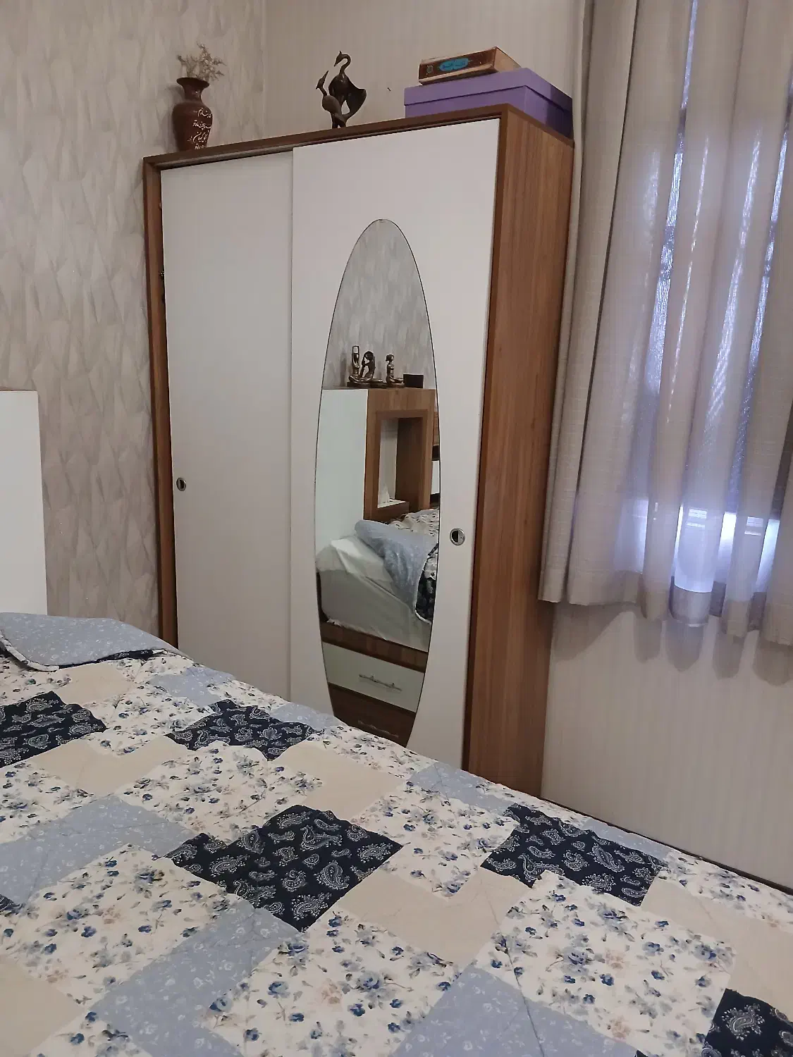 سرویس خواب دونفره با کمد لباس|تخت و سرویس خواب|کرج, گلشهر|دیوار