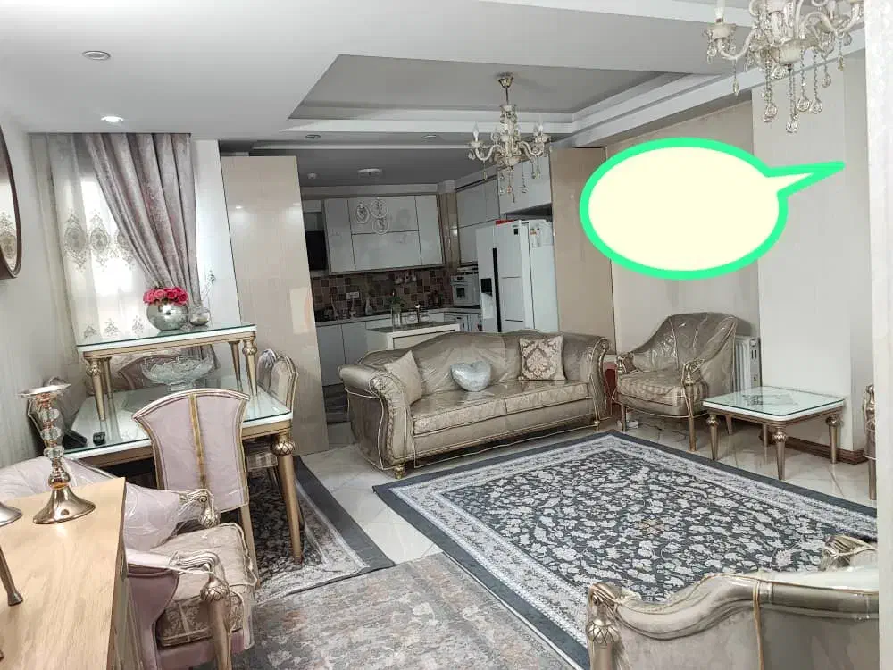 یک واحد آپارتمان یک خوابه دارای تراس و حیاط خلوت