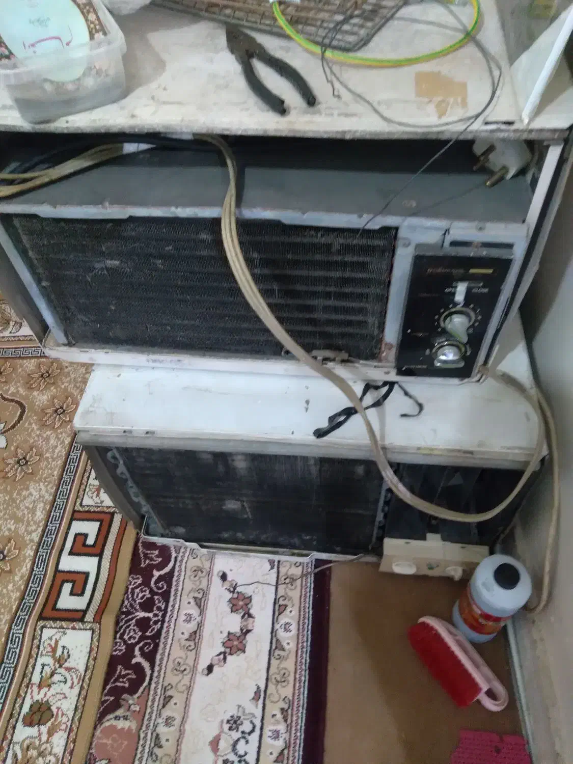 دو عدد کولر|کولر گازی و فنکوئل|اهواز, شهرک پیام|دیوار