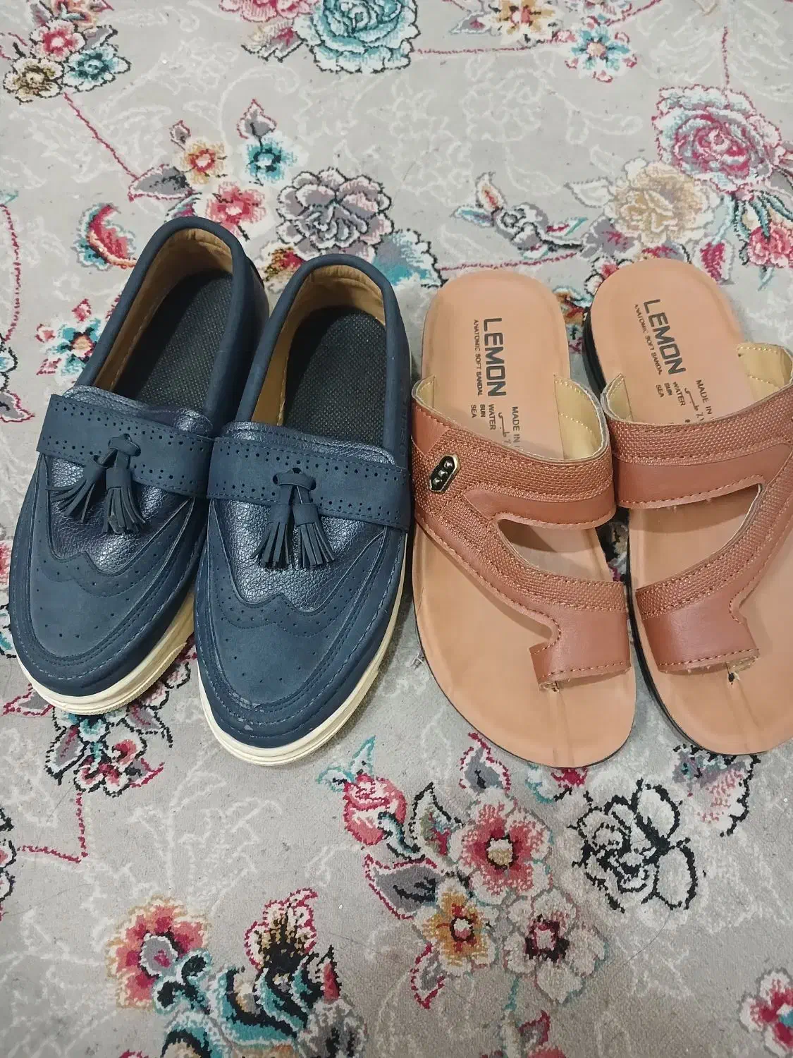 دو جفت کفش صندل جنس محکم دور دوز شده|کیف، کفش، کمربند|تهران, مشیریه|دیوار