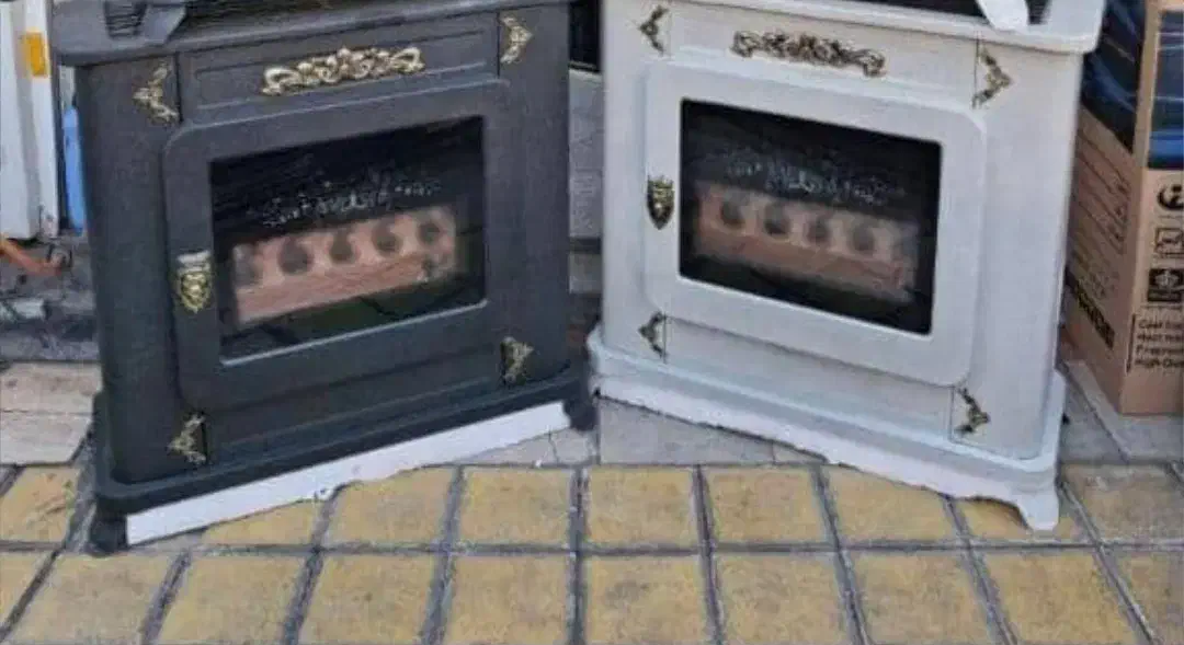 بخاری آکبند در دو رنگ مختلف|بخاری، هیتر، شومینه|قیدار, |دیوار