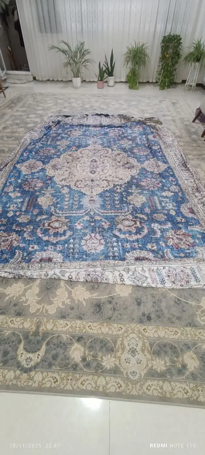 رو فرشی مخمل دوازده متری|روفرشی|الوند, |دیوار