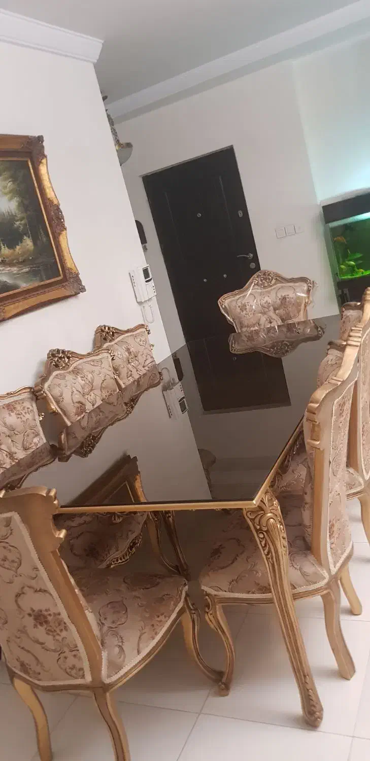 میز نهارخوری ۸ نفره چوب راش|میز و صندلی غذاخوری|تهران, شهرک فرهنگیان|دیوار