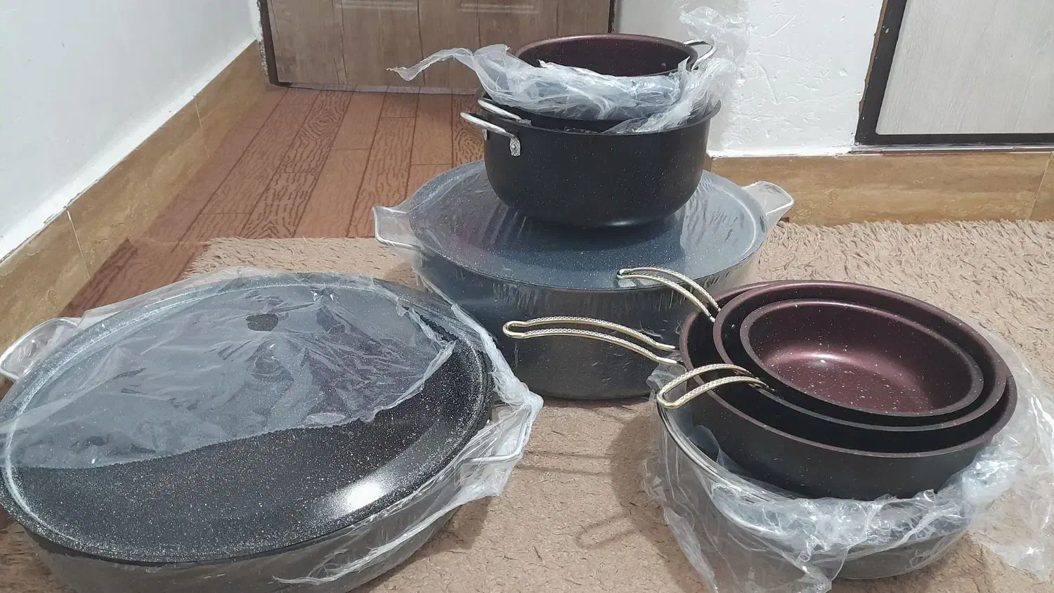 9تیکه قابلمه وتابه سایز بزرگ وکوچک بفروش میرسد|ظروف پختوپز|ایذه, |دیوار