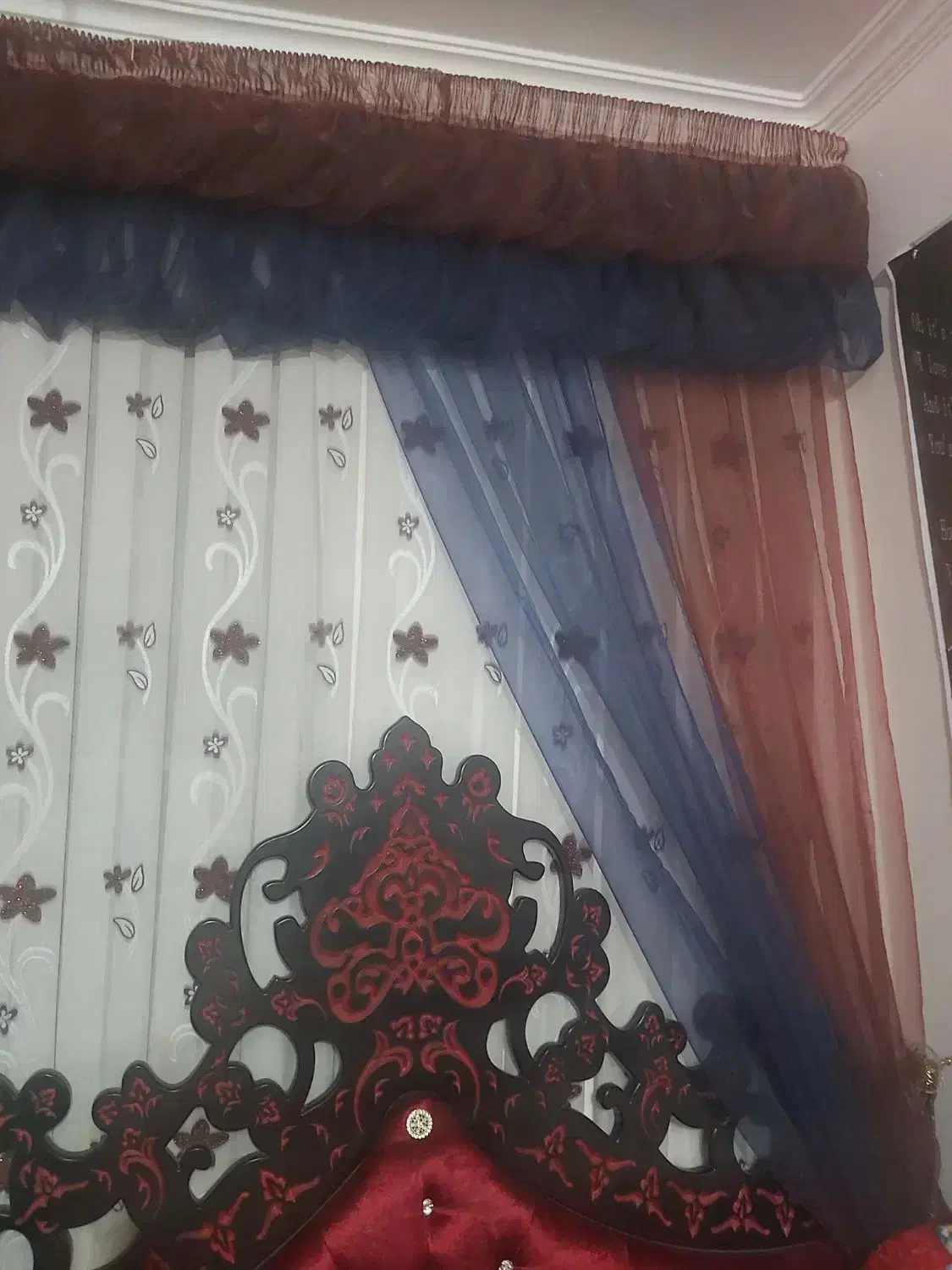 پرده حریر وپارچه|پرده، رانر، رومیزی|بوشهر, |دیوار