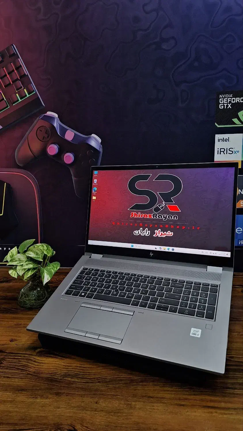 زدبوک Fury i7-10850H رم۳۲ صفحه 17 4K تاچ حافظه 1Tr|رایانه همراه|شیراز, فخرآباد (دروازه کازرون)|دیوار