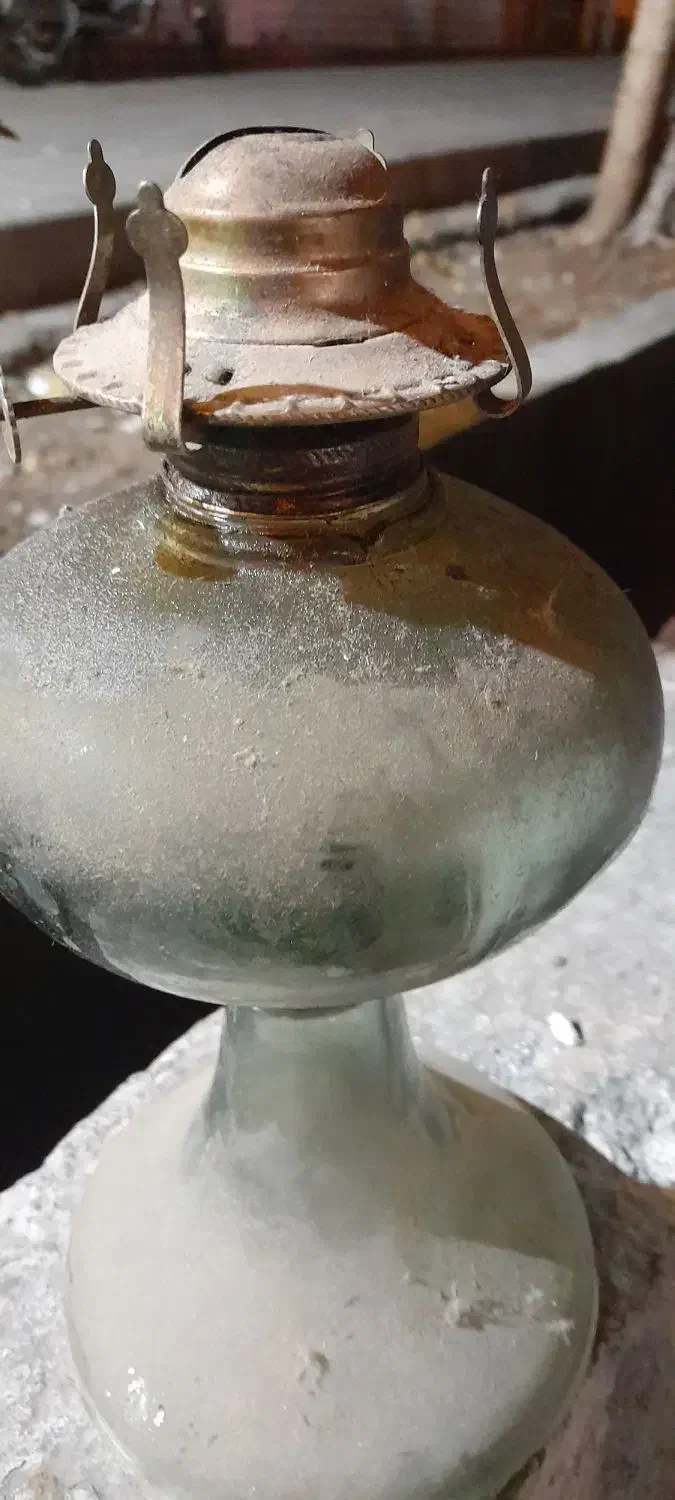 چراغ گردسوز شیشه ای قدیمی|کلکسیون اشیاء عتیقه|تهران, وحیدیه|دیوار