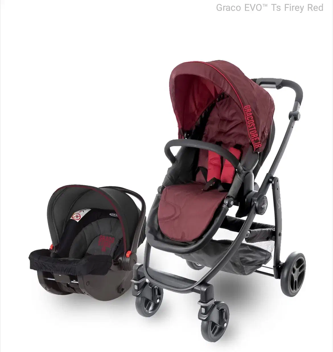 کالسکه کریر گراکو قرمز|کالسکه و لوازم جانبی|کرج, فاز ۱ مهرشهر|دیوار