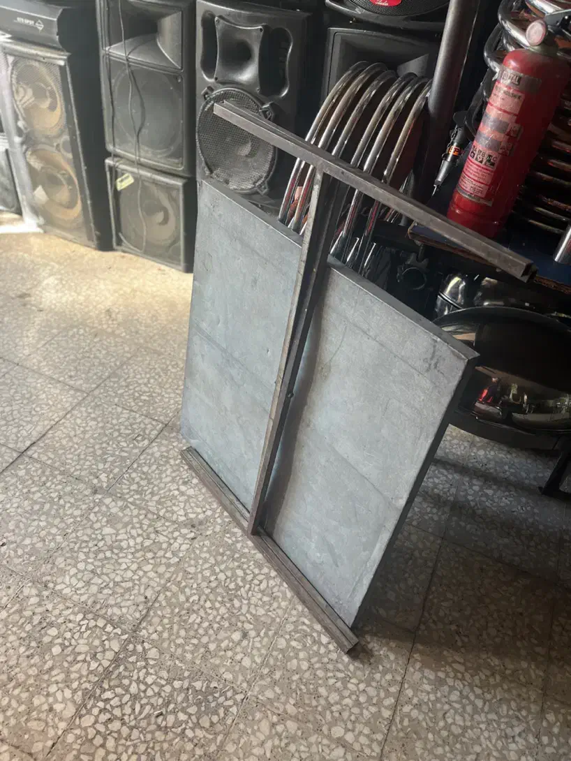 میز دو‌کاره گالوانیزه ۸۰*۸۰|میز و صندلی غذاخوری|تهران, حکیمیه|دیوار