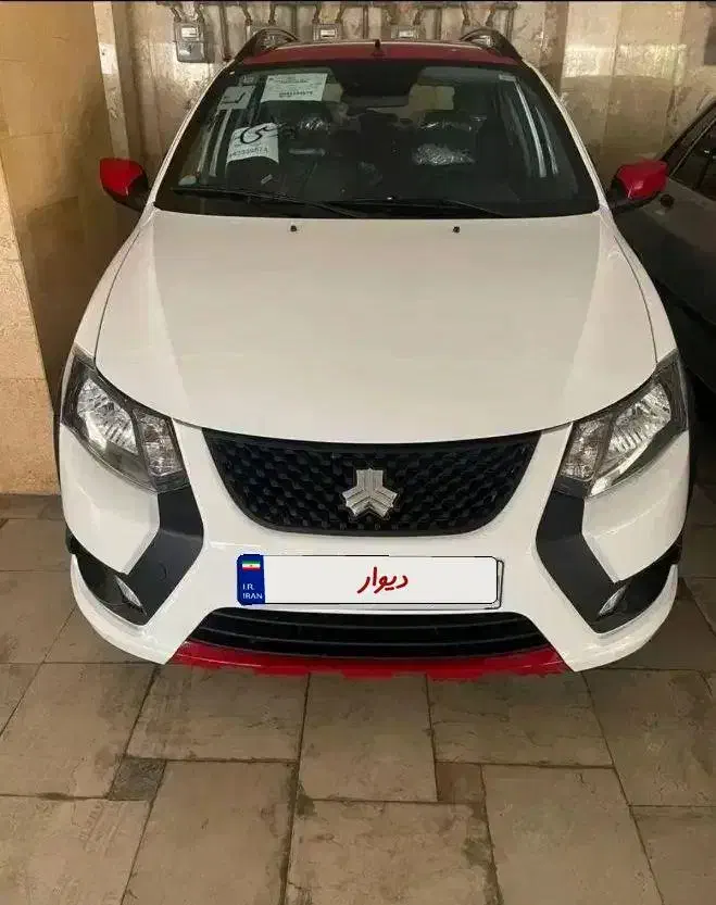 کوییک سفید قرمز مدل ۱۴۰۴ رینگ دار|خودرو سواری و وانت|زاهدان, |دیوار