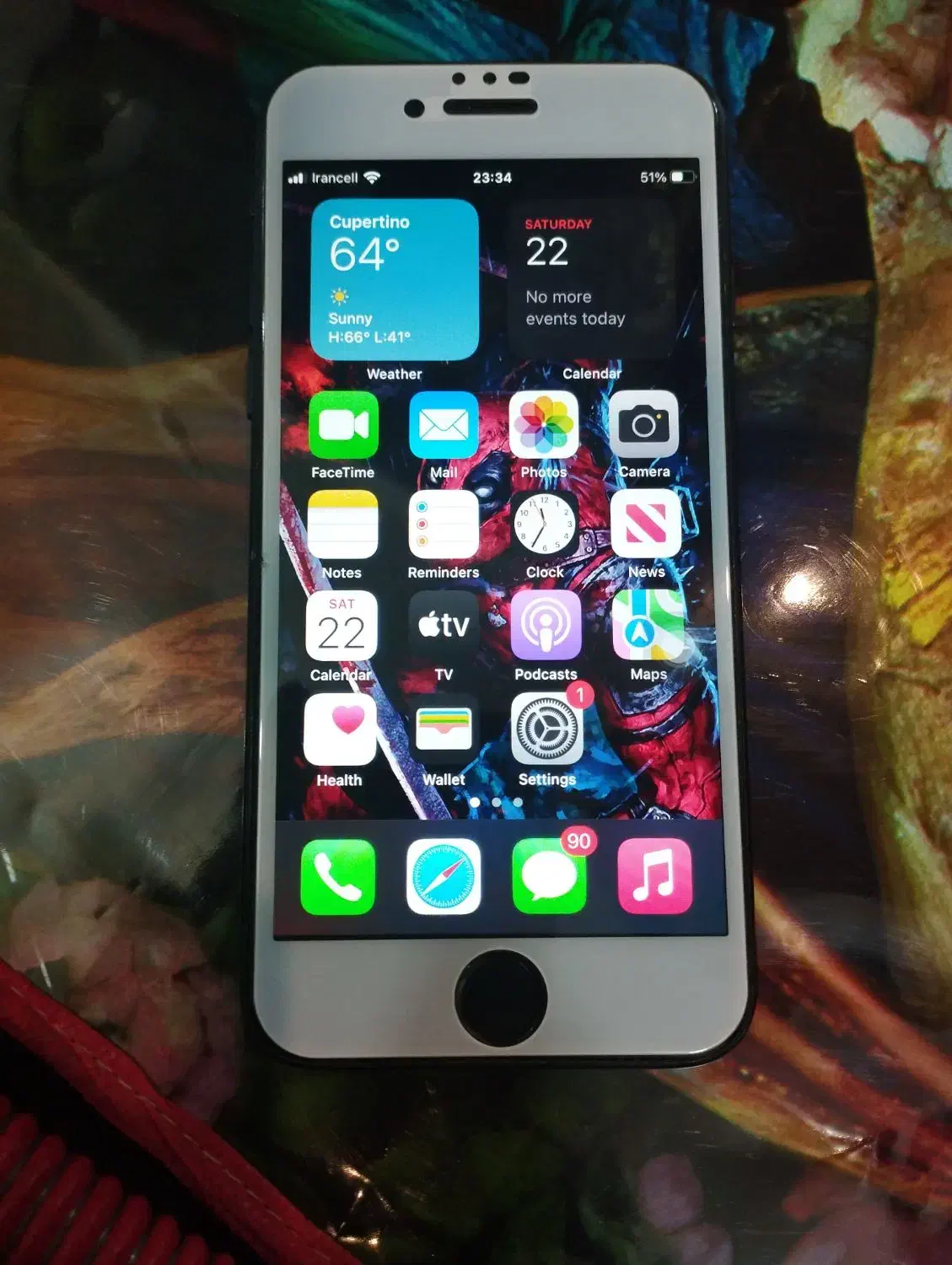 اپل 7درحد نو 1778بدون ایرادسالم بدون خط وخش  ۱۲۸ گ|موبایل|تهران, جلیلی|دیوار