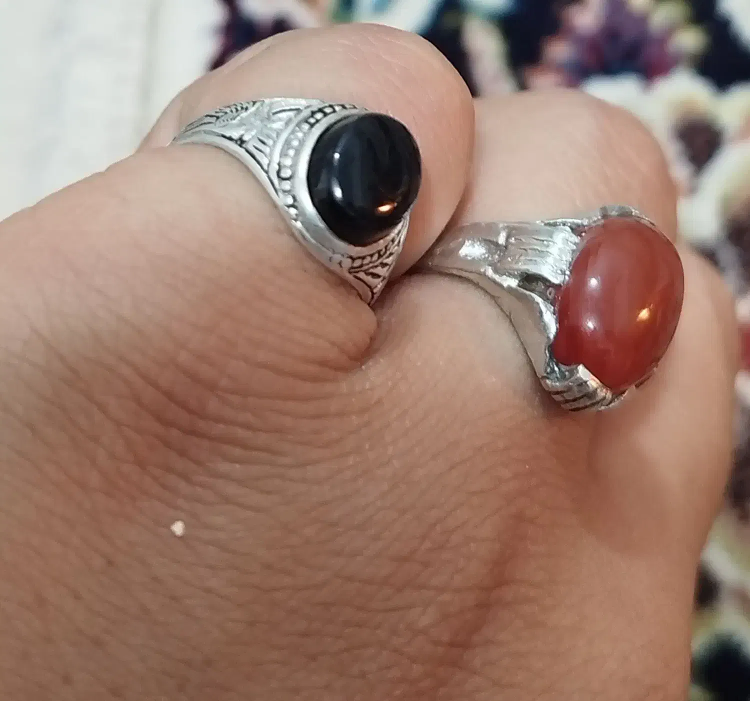 انگشتر نقره|جواهرات|قائن, |دیوار