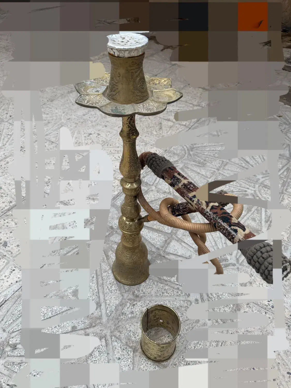 قلیان برنجی عتیقه|کلکسیون و سرگرمی|محمدیه-قزوین, |دیوار