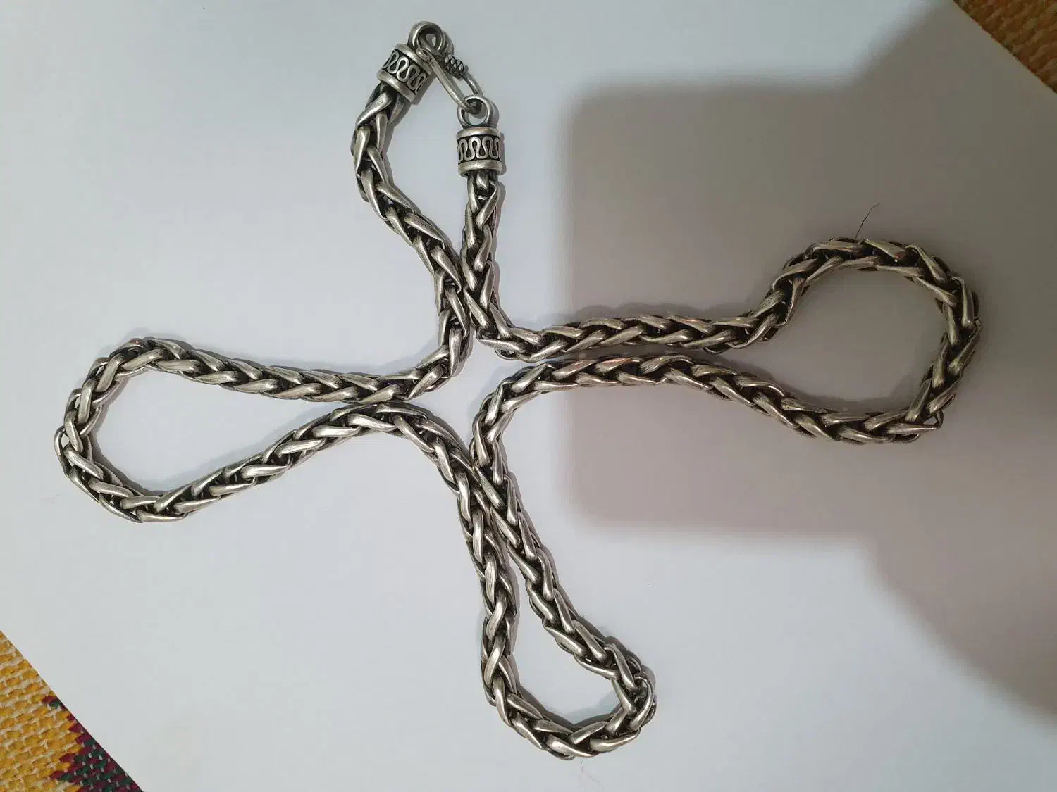 زنجیر نقره ایتالیایی زیبا ۵۷ گرم قیمت ۴۵۰|جواهرات|شهریار, شهرک امیریه|دیوار