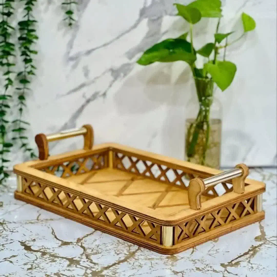 سینی چوبی لیزری|حراج|سمنان, |دیوار