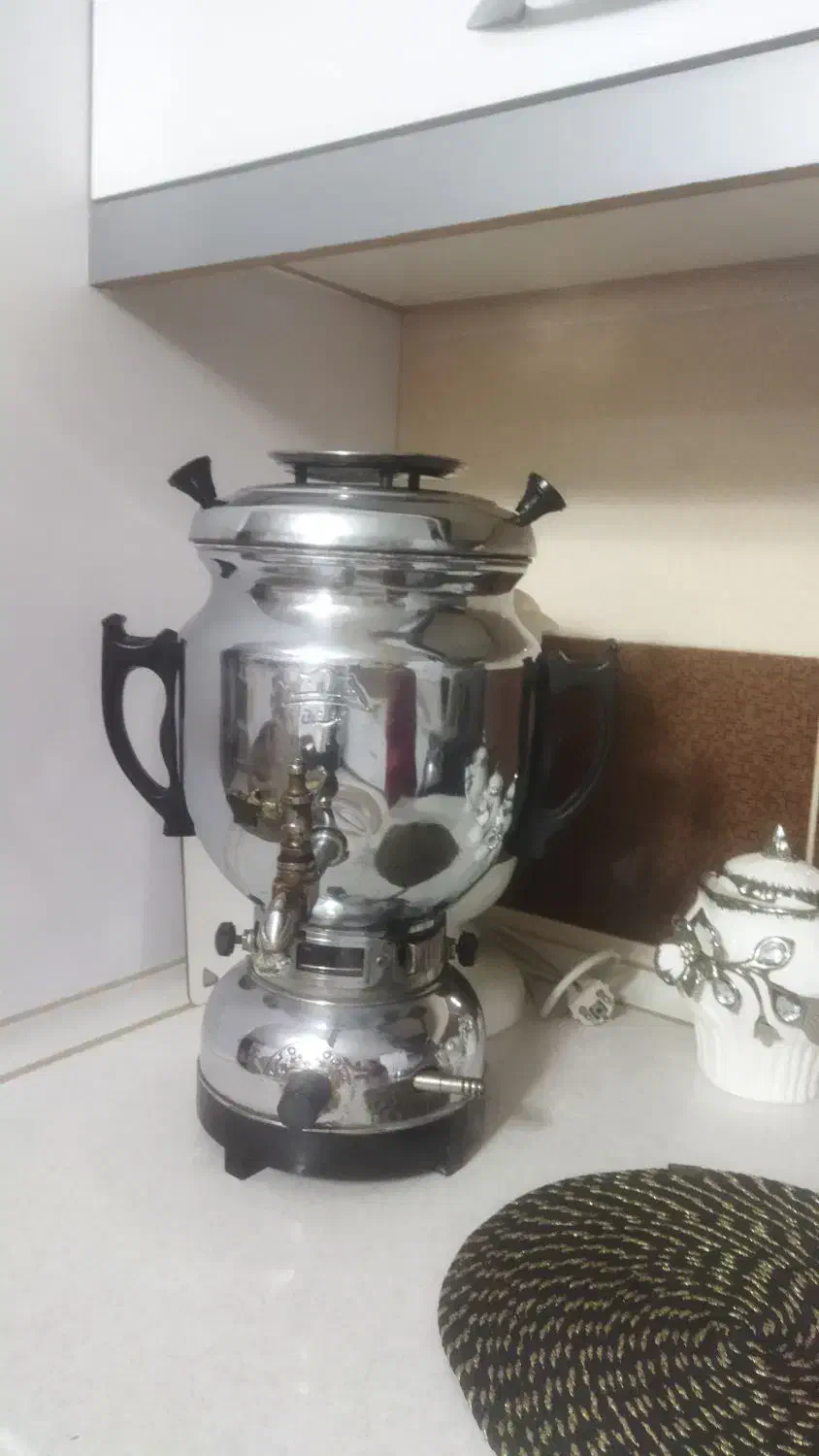 سماورگازی استیل سنگین وبراق|سماور، چایساز، قهوهساز|تبریز, |دیوار