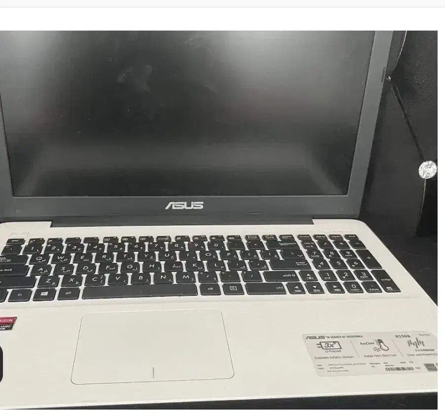 لب تاپ سفید با مارک عالی ایسوز درحد نو|رایانه همراه|بجنورد, |دیوار