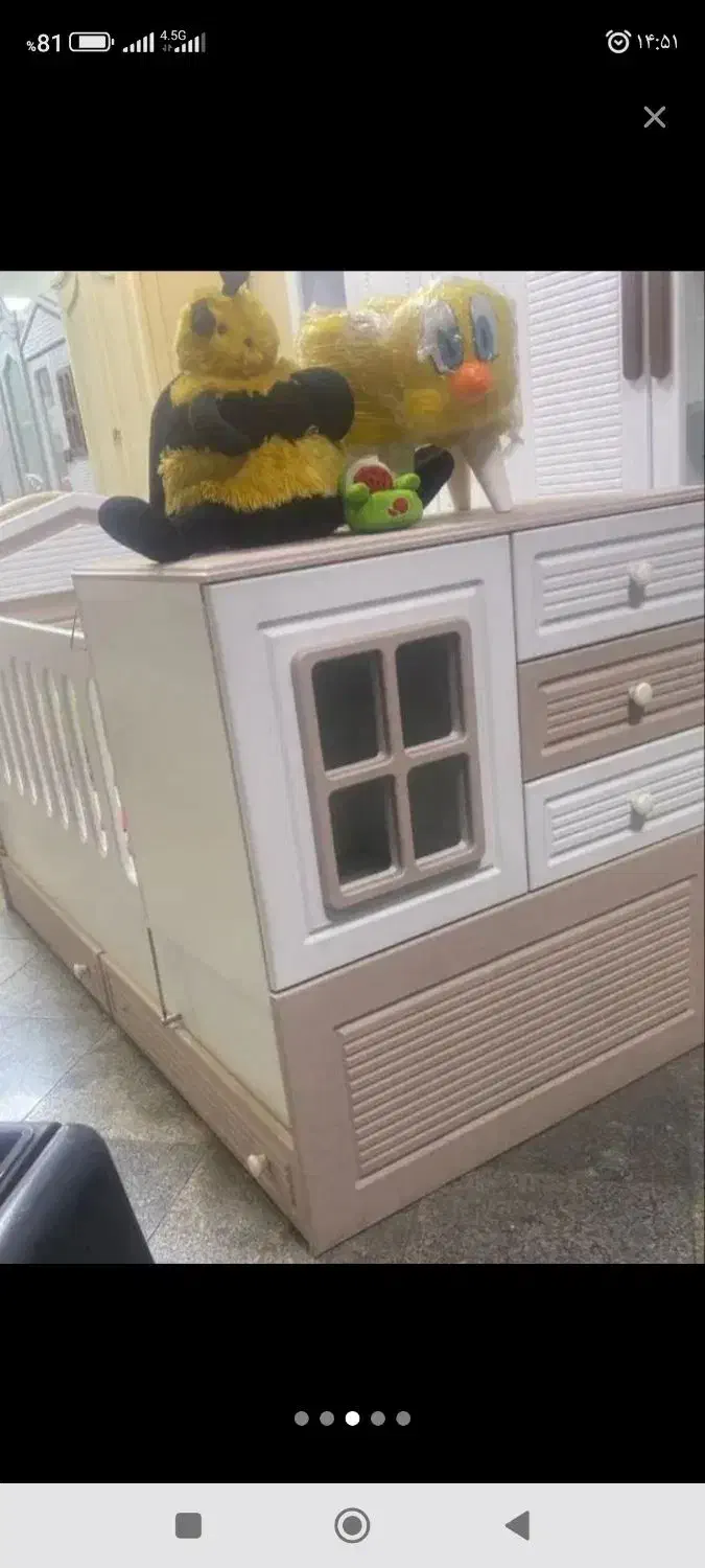 سرویس کودک هوم، اقساطی|تخت و سرویس خواب|قم, قلعه صدری|دیوار