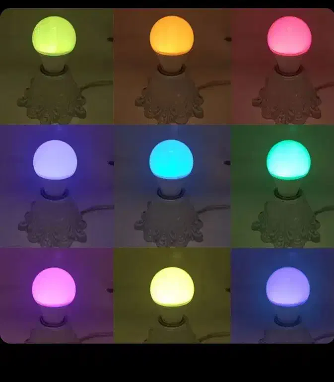 لامپ هفت رنگ RGB|لامپ و چراغ|حبیب آباد, |دیوار