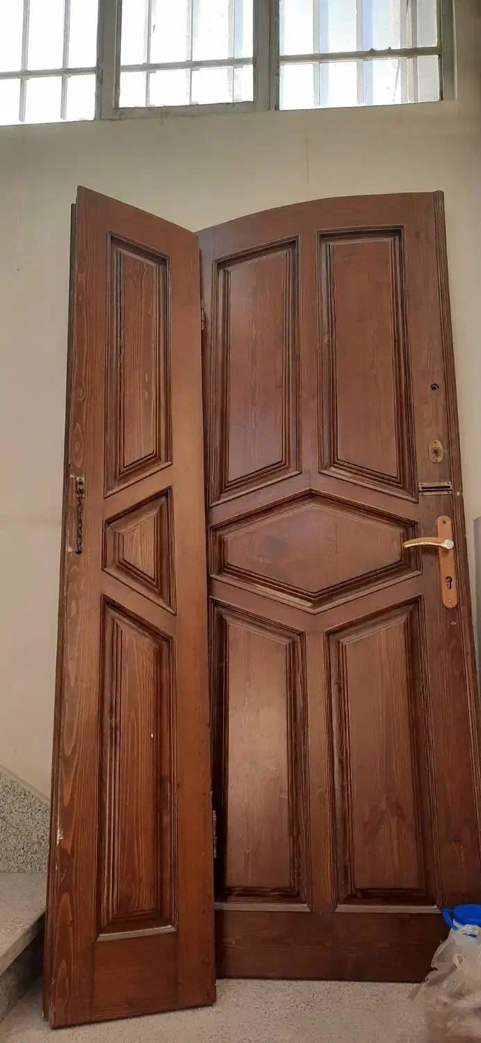 درب چوبی دولنگه|مصالح و تجهیزات ساختمان|مشهد, شهید بهشتی|دیوار