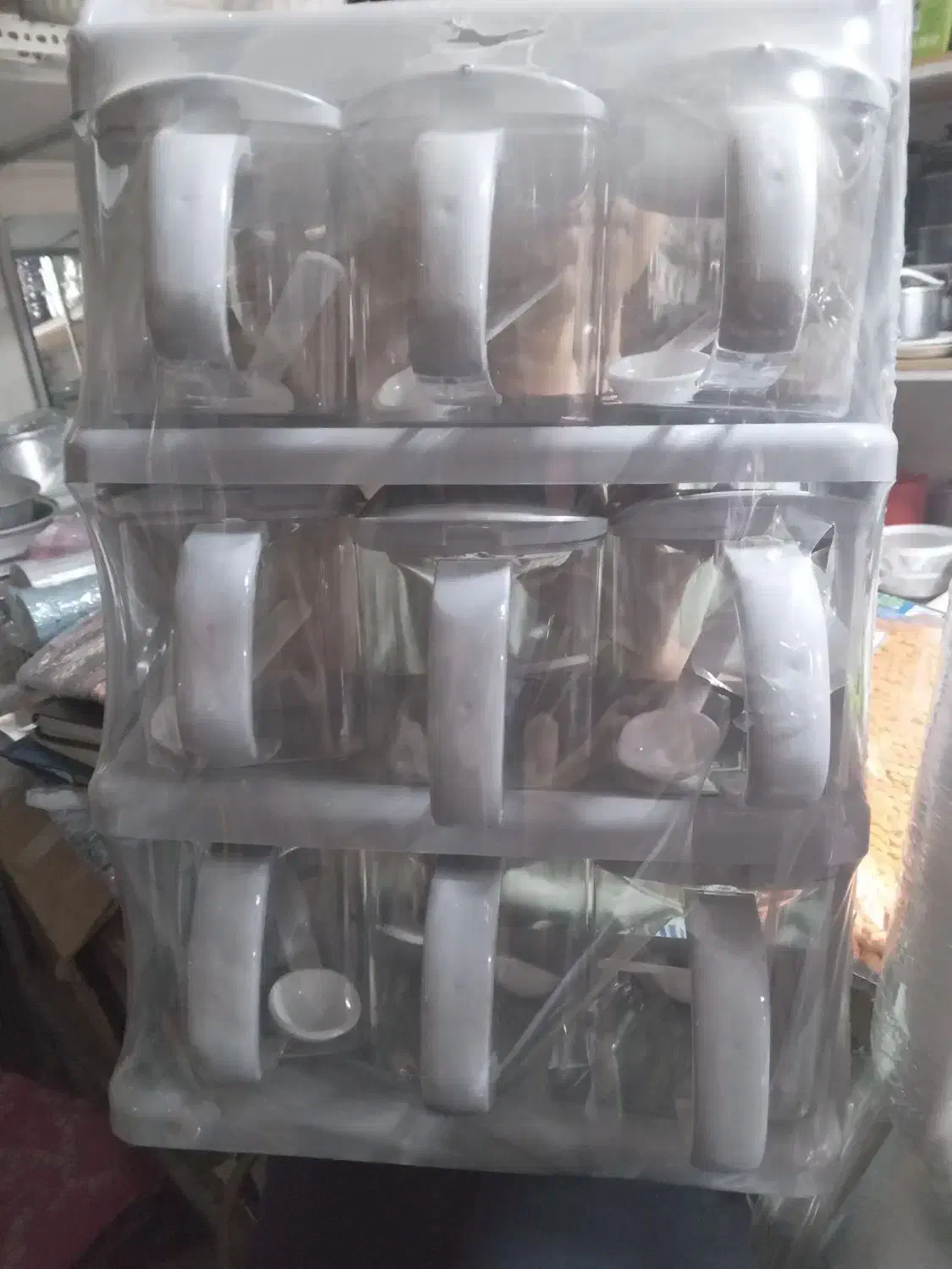 نظم دهنده داخل کابینتی آکبند|ظروف نگهدارنده، پلاستیکی، یکبارمصرف|اسلامشهر, شهرک مفیدی|دیوار