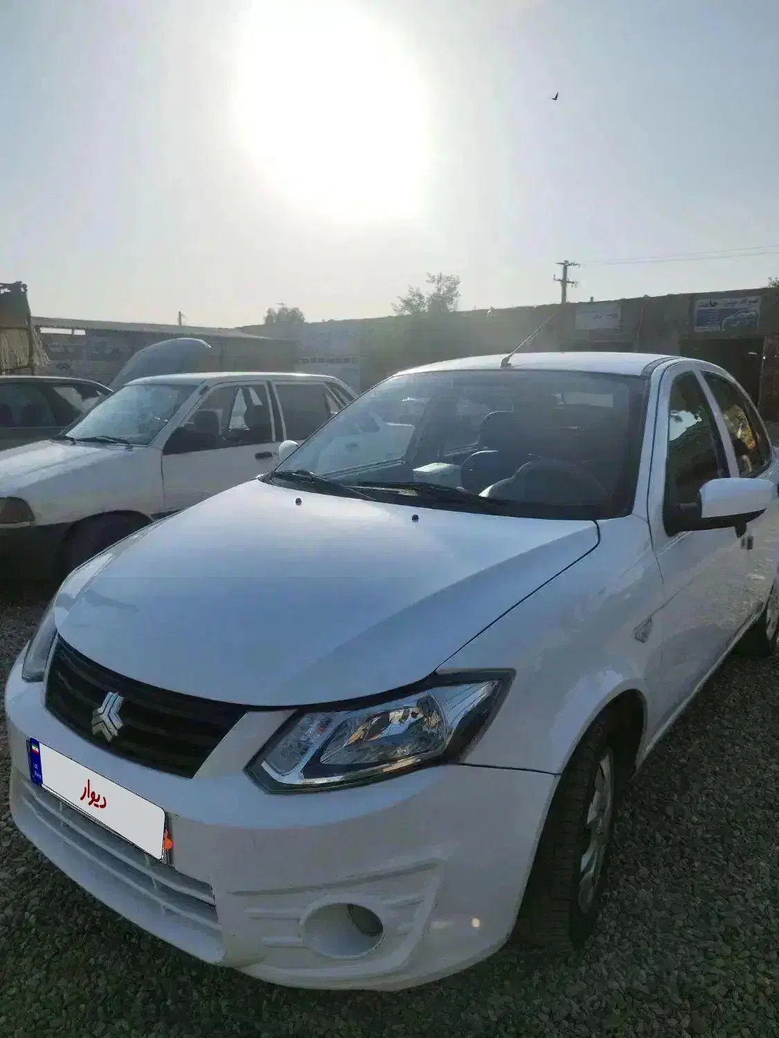 ساینا 98 سفید|خودرو سواری و وانت|قم, ناصردیوان|دیوار