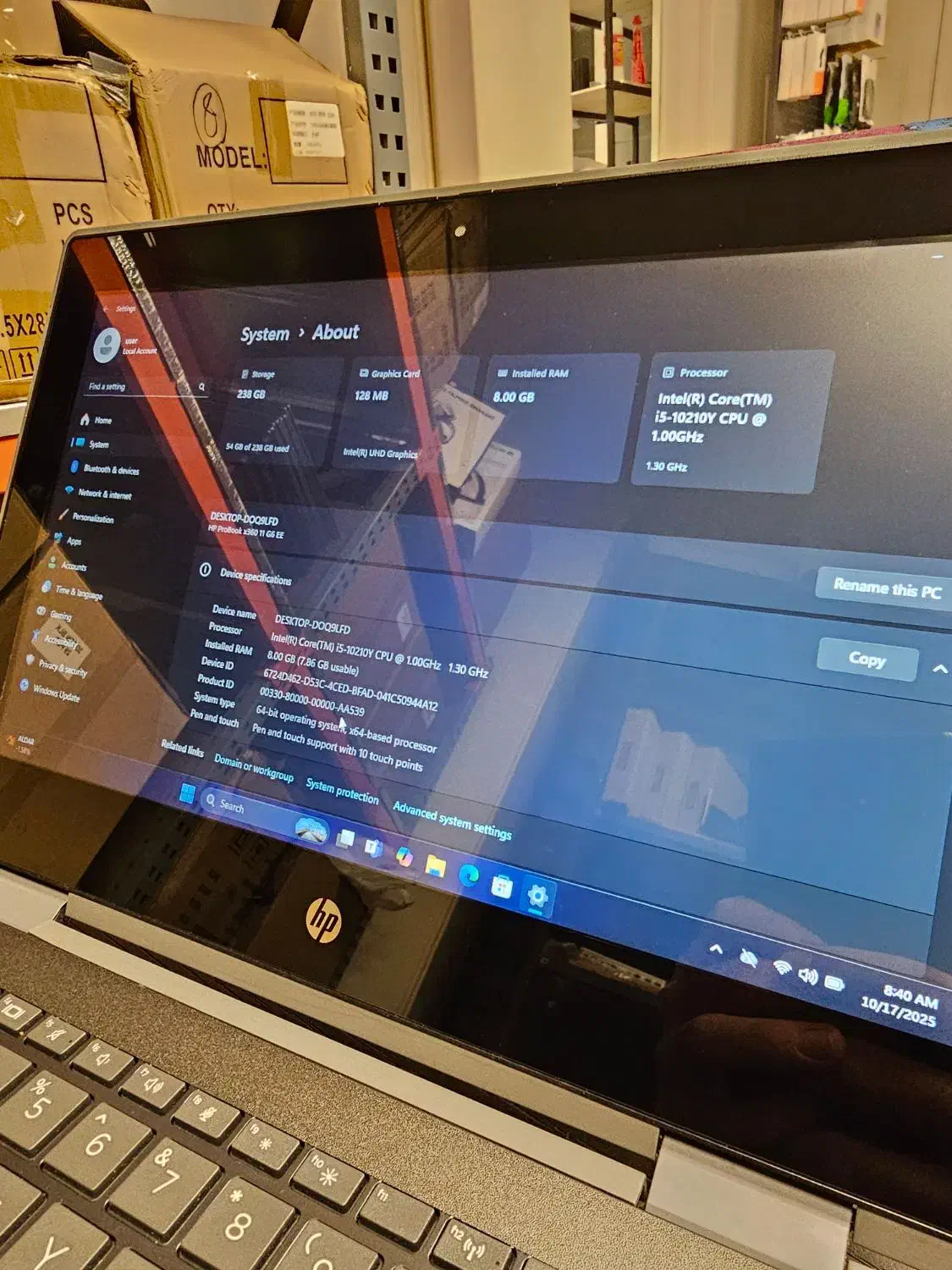 hp PB 11G6 x360 CI5 نسل ده لپتاپ اچ پی|رایانه همراه|تهران, میدان ولیعصر|دیوار