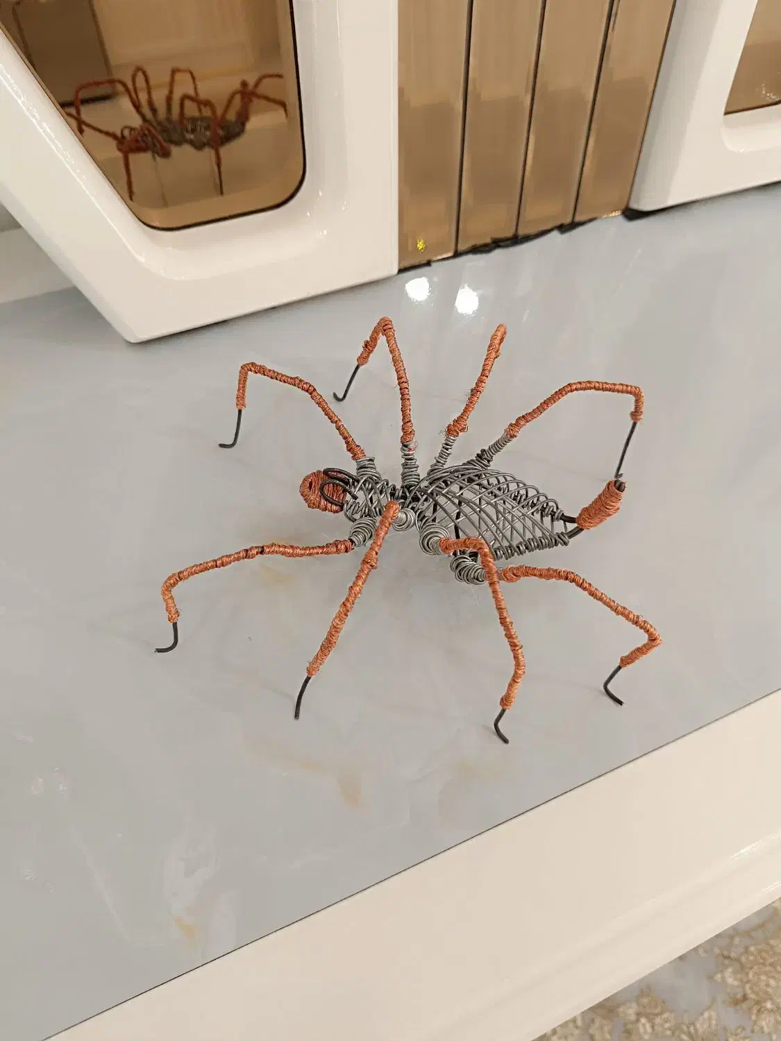 مجسمه سیمی رتیل|صنایع دستی و سایر لوازم تزئینی|محمدشهر, ولدآباد|دیوار