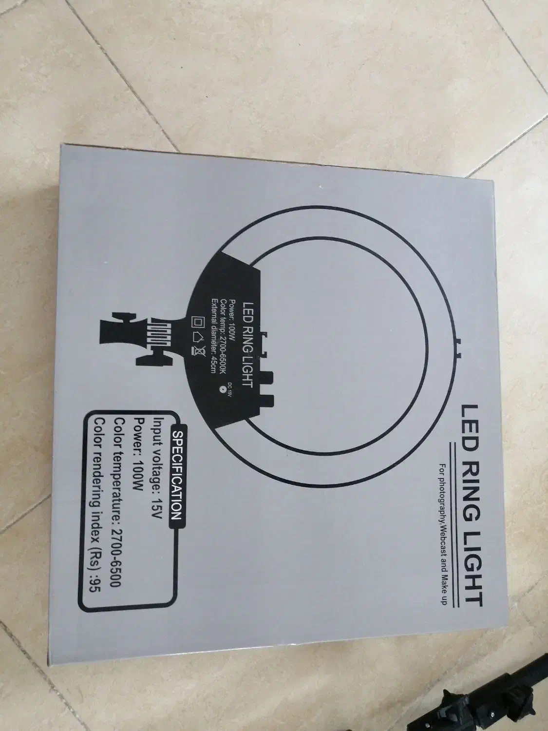 رینگ لایت حرفه ای|دوربین عکاسی و فیلمبرداری|یزد, |دیوار