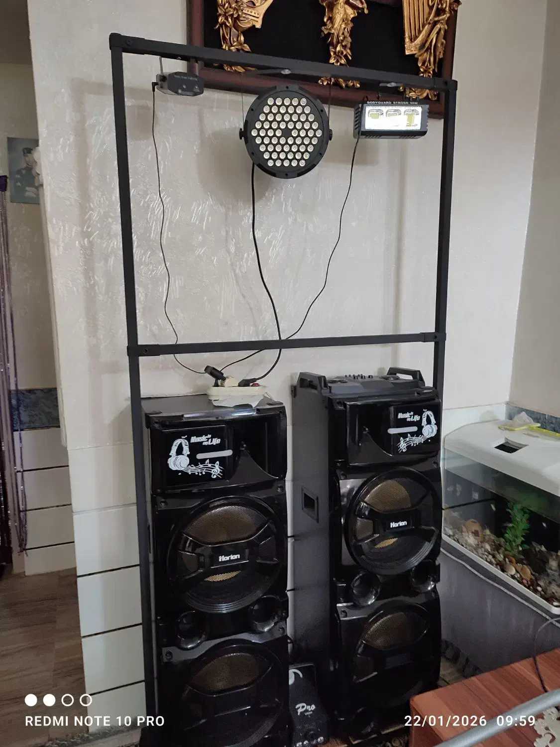 ست رقص نور و دود زا و لیزر با استند|آلات موسیقی|نظرآباد, نظرآباد|دیوار