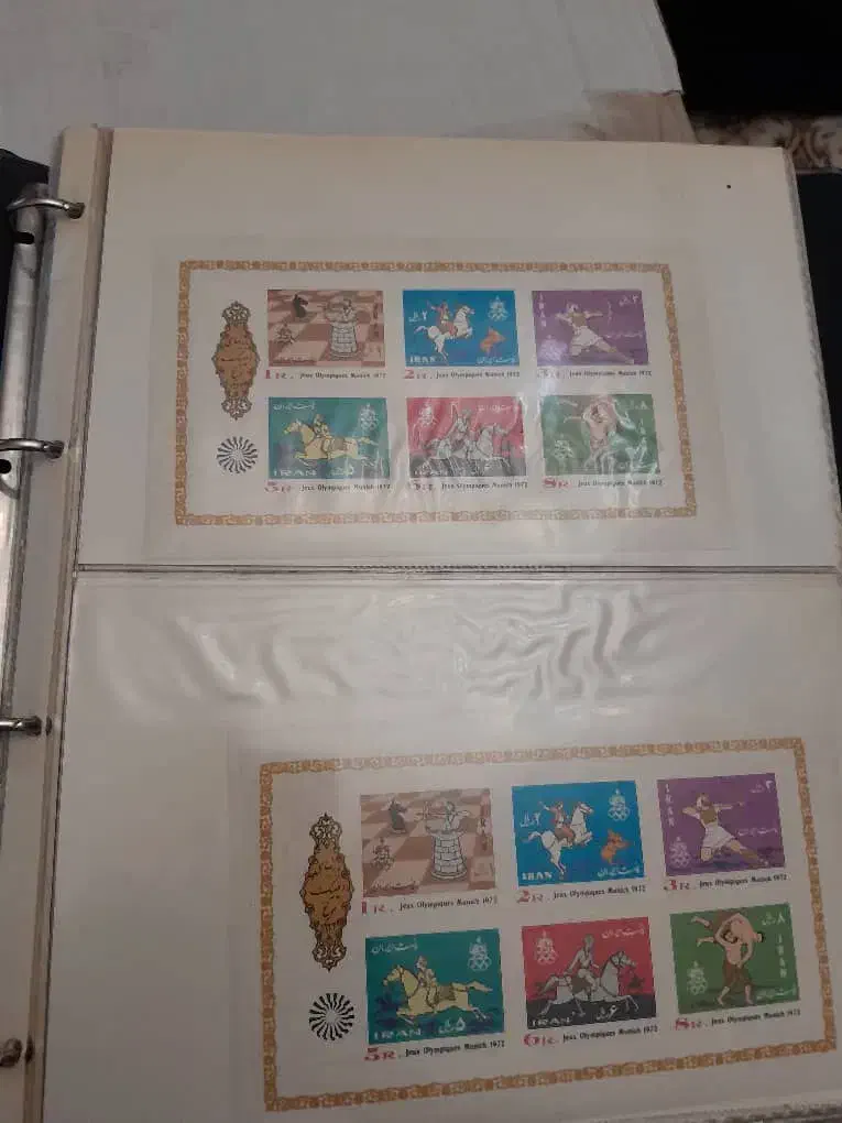 فروش چند آلبوم تمبر قدیمی کلکسیونی|کلکسیون سکه، تمبر، اسکناس|تهران, دانشگاه شریف|دیوار