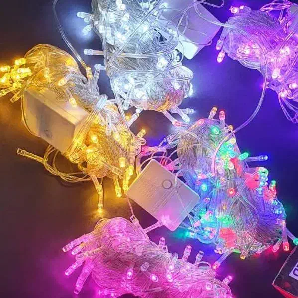 ریسه سوزنی 10 متری رنگهای مختلف|ریسه و چراغ تزئینی|کرمانشاه, |دیوار