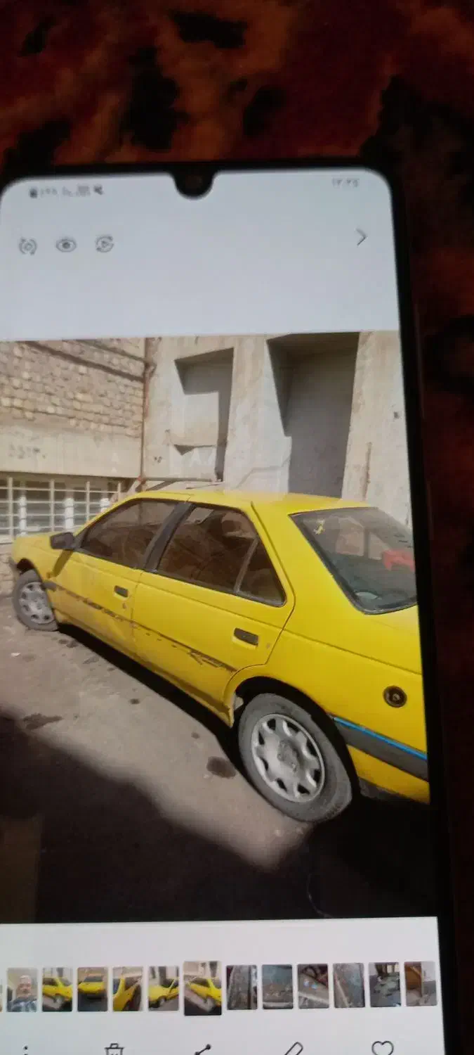 فروش تاکسی پلاک ع مدل ۸۹|خودرو سواری و وانت|کاشان, شهرک فرهنگیان|دیوار