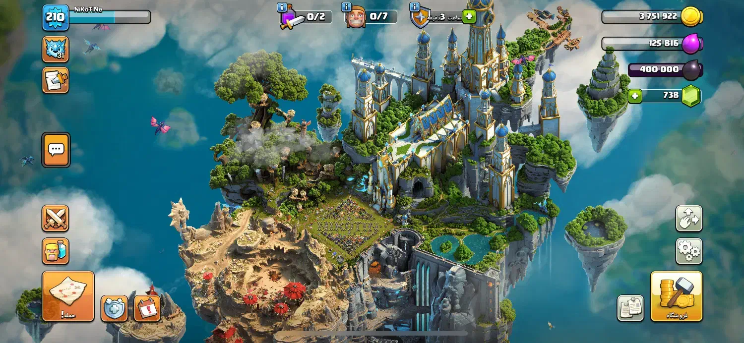 اکانت کلش تان ۱۷|کنسول، بازی ویدئویی و آنلاین|شیراز, تندگویان|دیوار