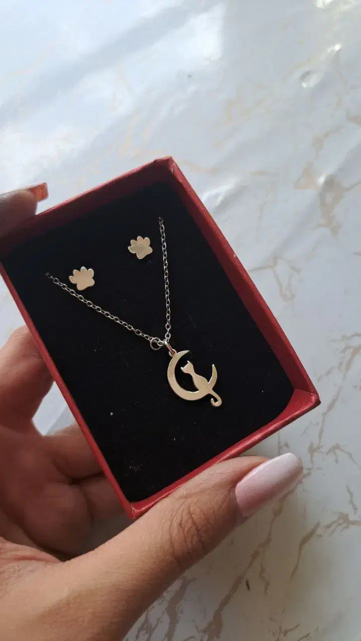 نیم ست نقره پیشی|جواهرات|تهران, جنتآباد شمالی|دیوار