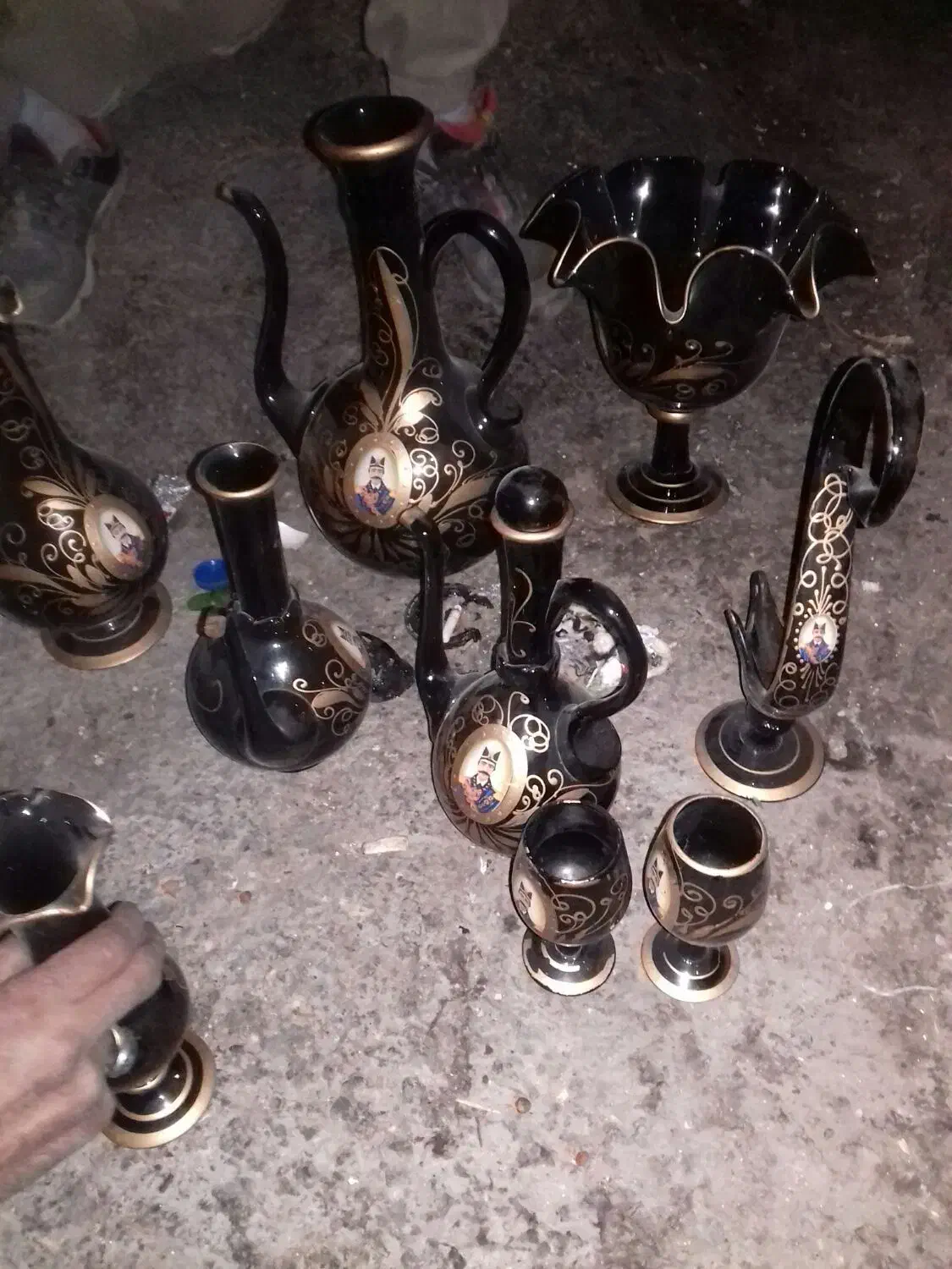 ۱۳عدد شییششه خاارجی|صنایع دستی و سایر لوازم تزئینی|ایلام, |دیوار