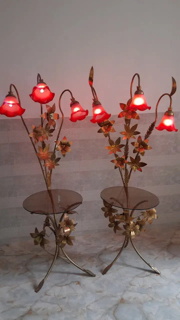 دو عدد آباژور کنار سالنی|چراغ خواب و آباژور|بروجرد, |دیوار