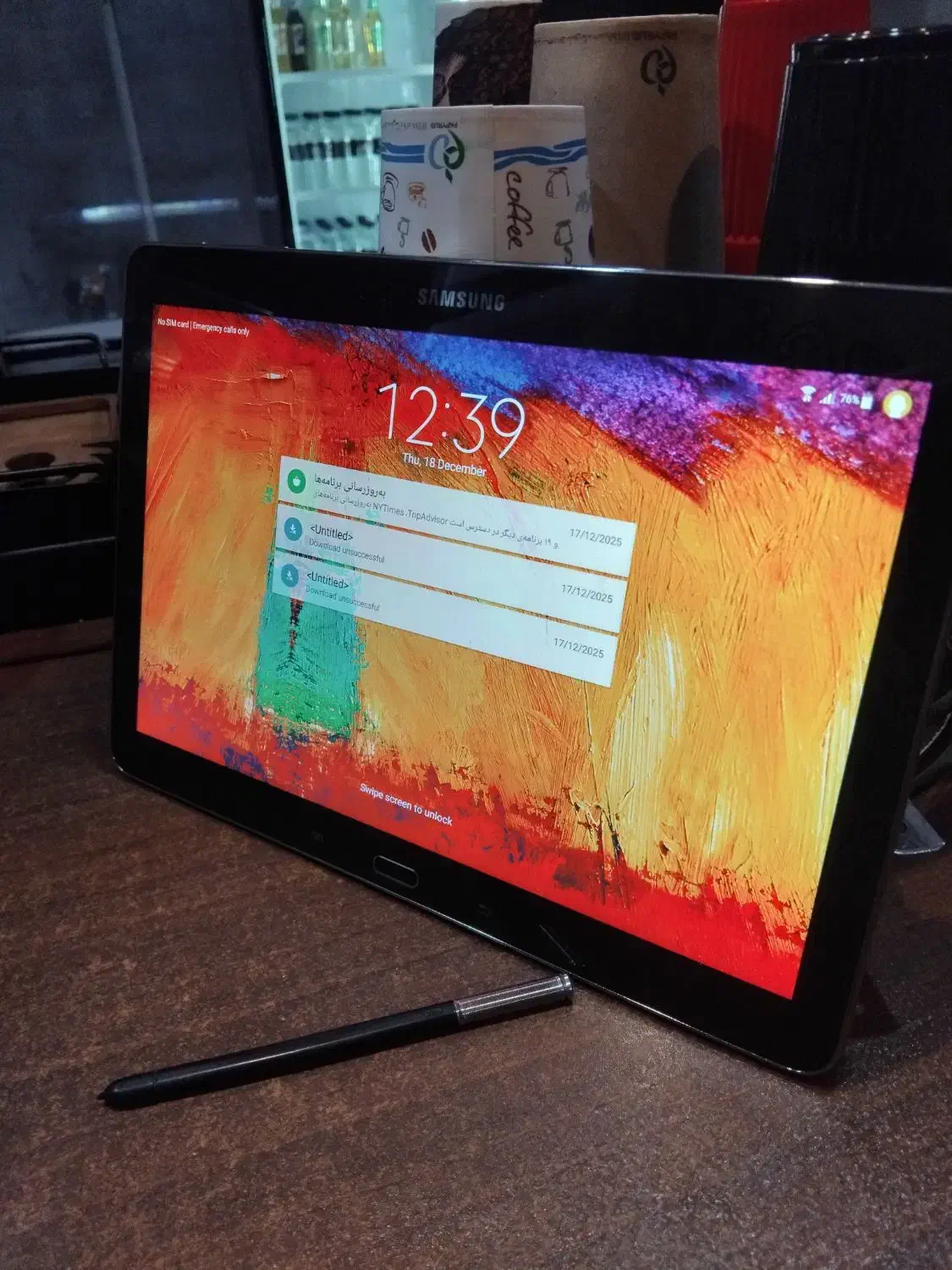 تبلت گلکسی نوت 10 سیم کارت خور|تبلت|ساری, |دیوار