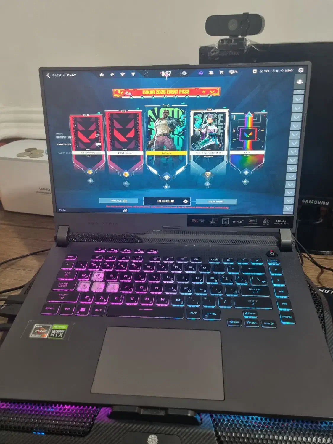 Rog Strix G513RM|رایانه همراه|لامرد, |دیوار