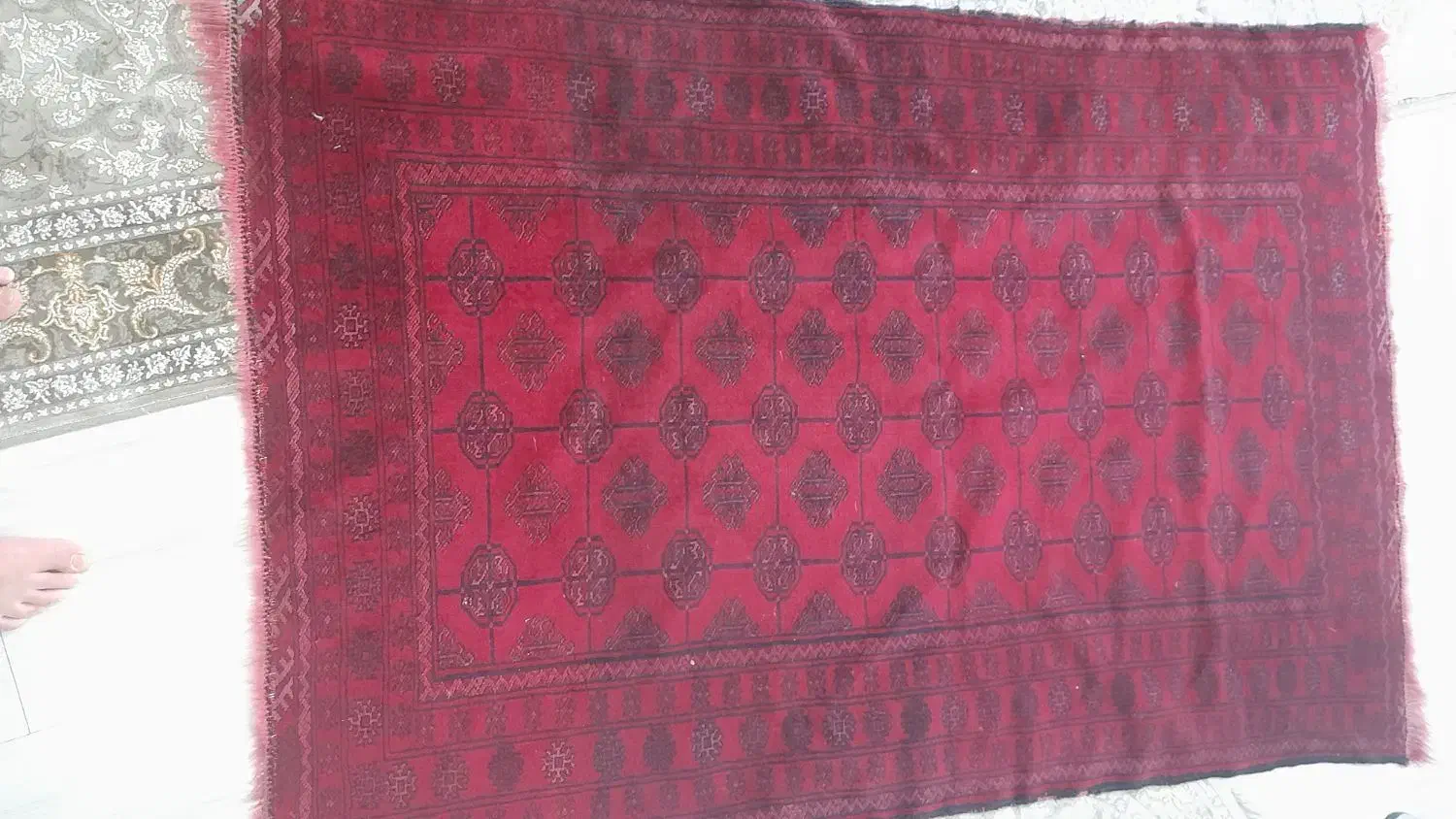 قالیچه دستبافت بسیار قدیمی|فرش|پردیس, فاز ۱۱|دیوار