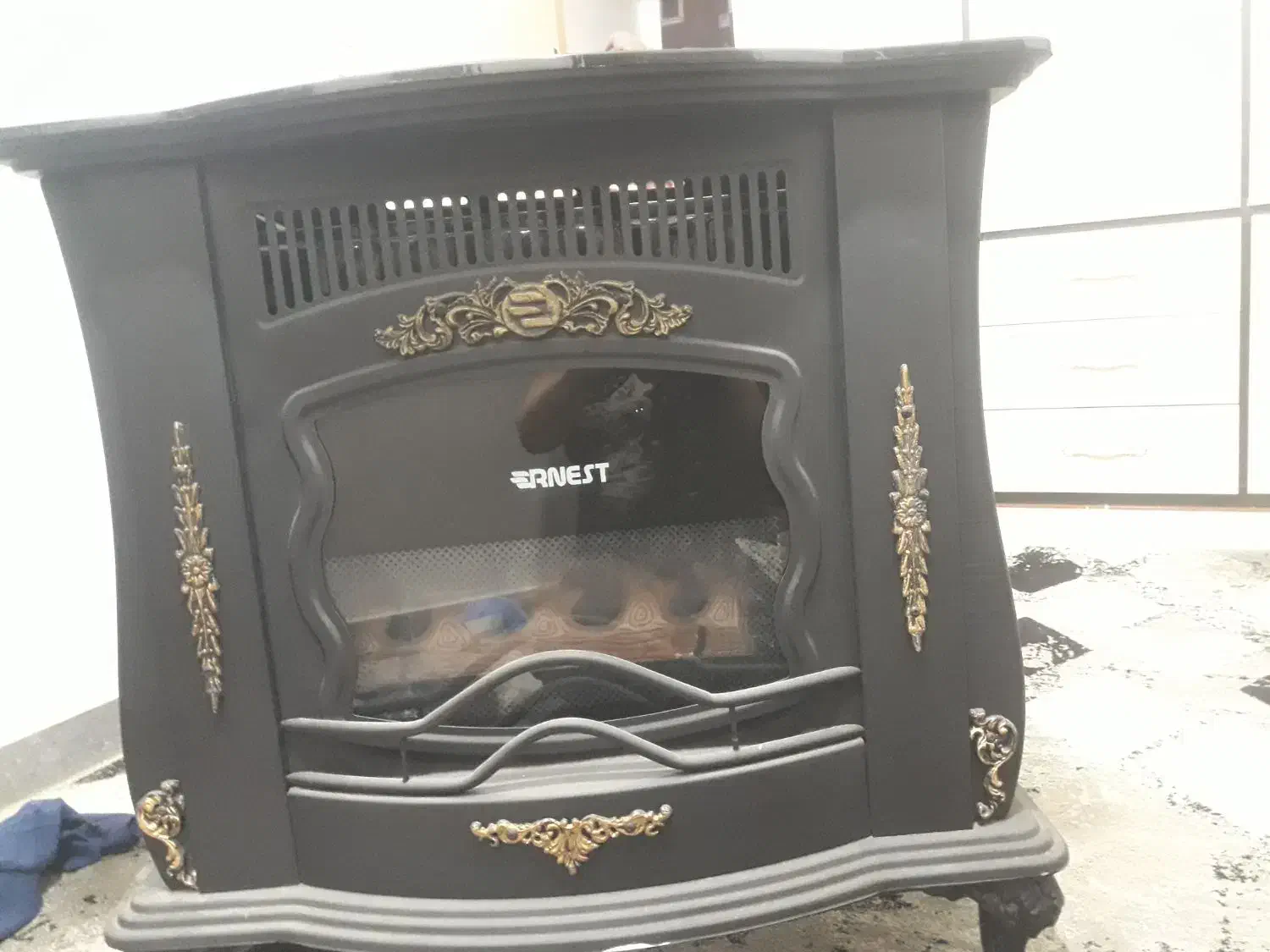 بخاری شومینه ارنست یک سال کار کرده|بخاری، هیتر، شومینه|شوشتر, |دیوار