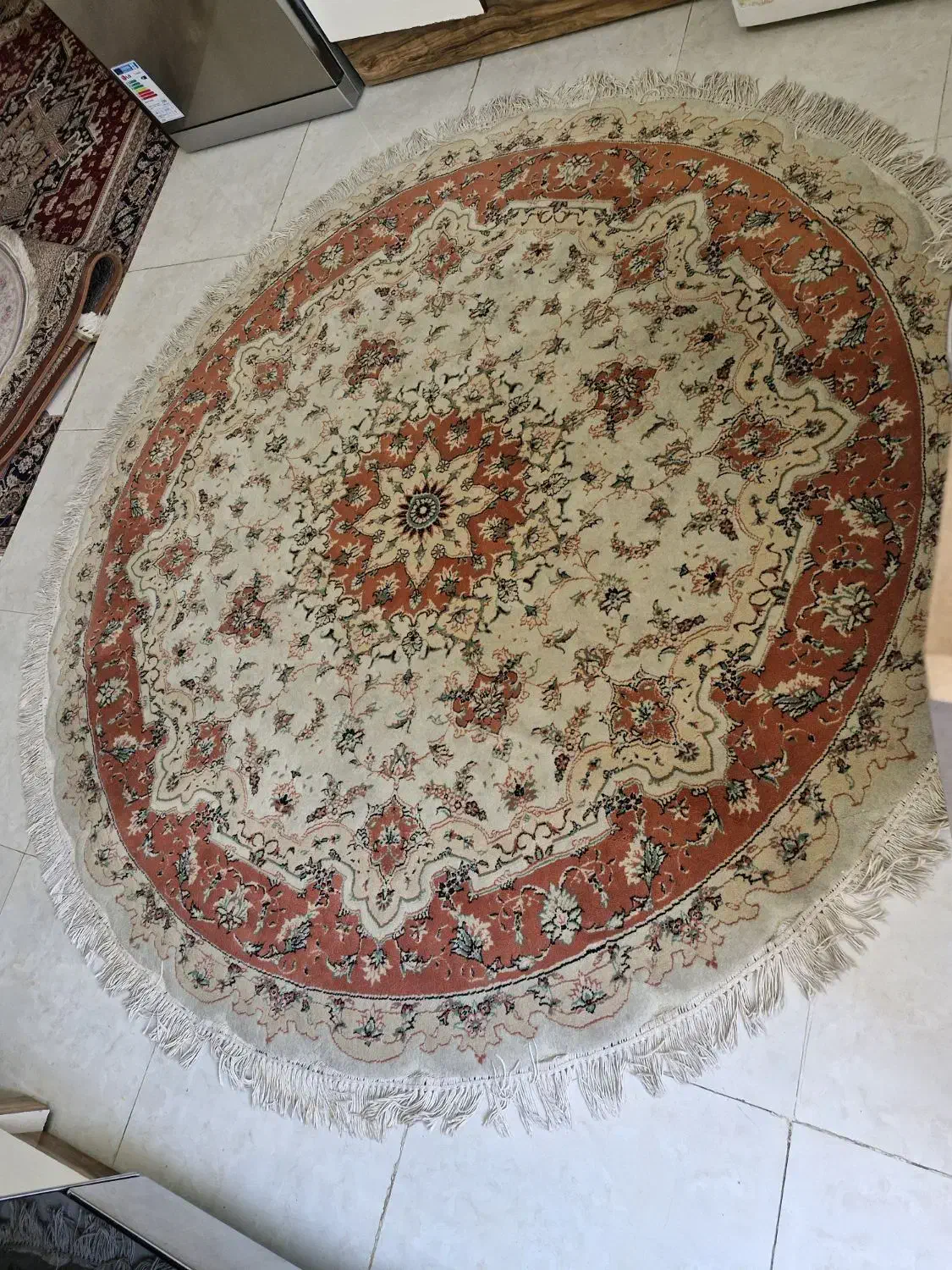 فرش ماشینی گرد۲×۲|فرش|تبریز, |دیوار