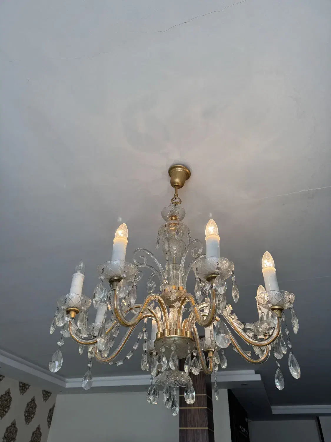 لوستر|لوستر و چراغ آویز|اصفهان, مفتح|دیوار