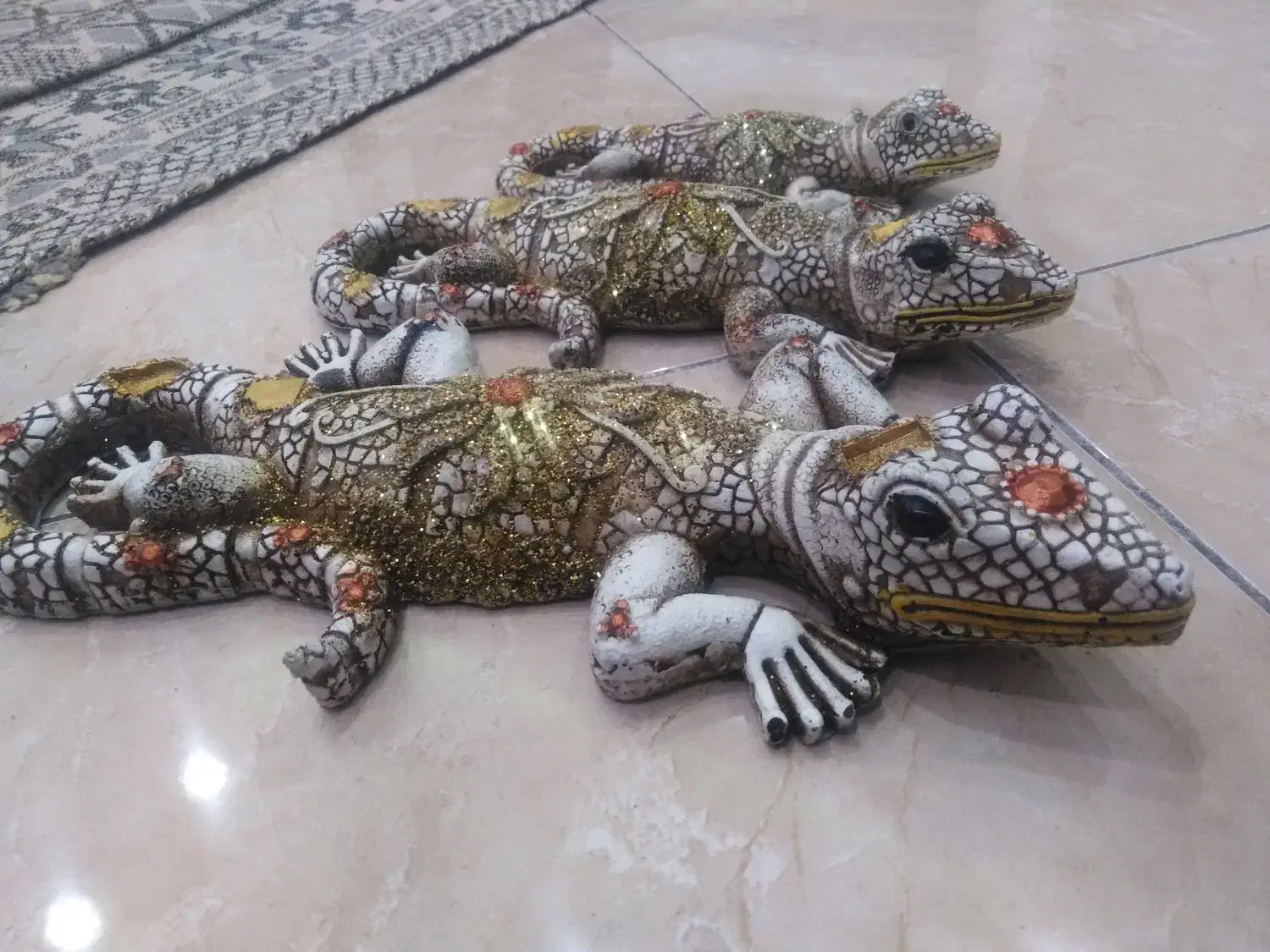 دکوری دیواری طرح مارمولک|مجسمه، تندیس، ماکت|تهران, باشگاه نفت|دیوار