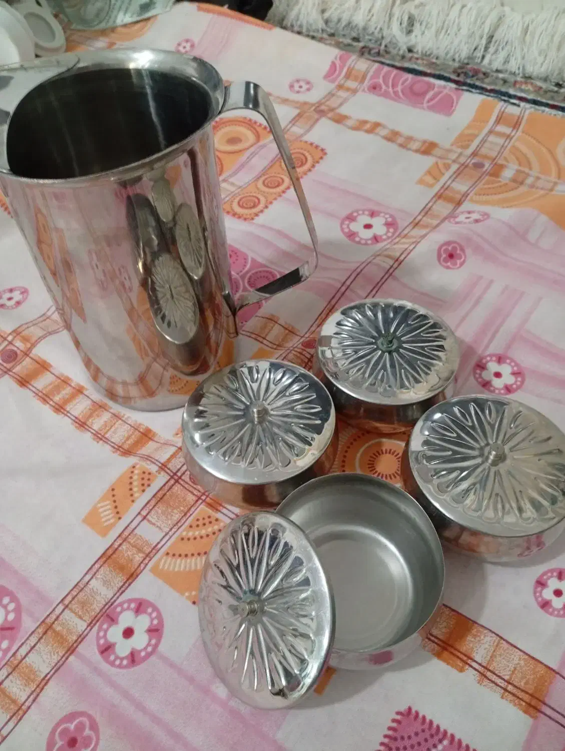 زودپز. پارچ وقندون استیل|ظروف سرو و پذیرایی|مشهد, شهید علی محمدی|دیوار