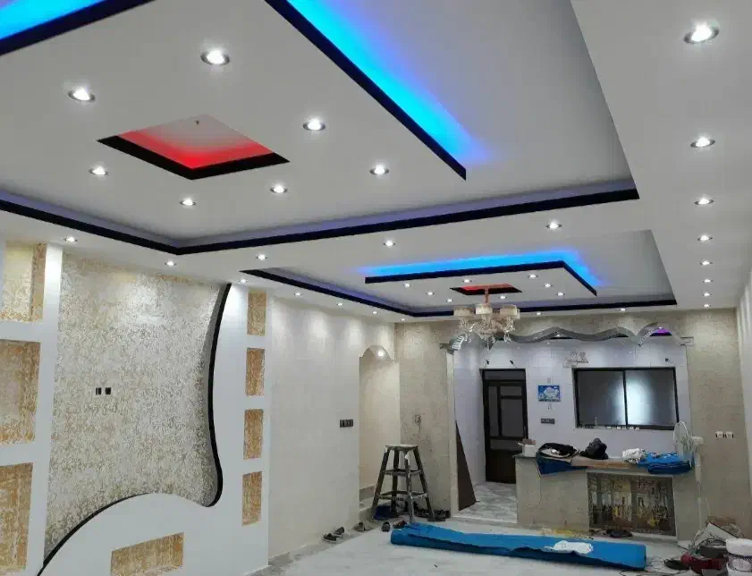 نقاش درب پنجره آهنی کناف|خدمات پیشه و مهارت|ارومیه, |دیوار