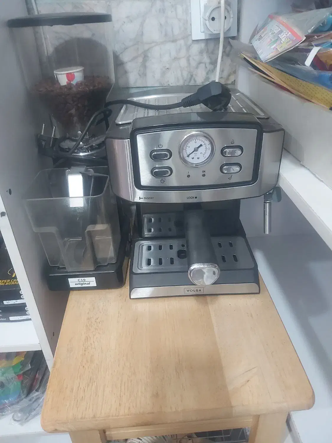 اسپرسو ساز وآسیاب کن|سماور، چای‌ساز، قهوه‌ساز|محمدشهر, ولدآباد|دیوار