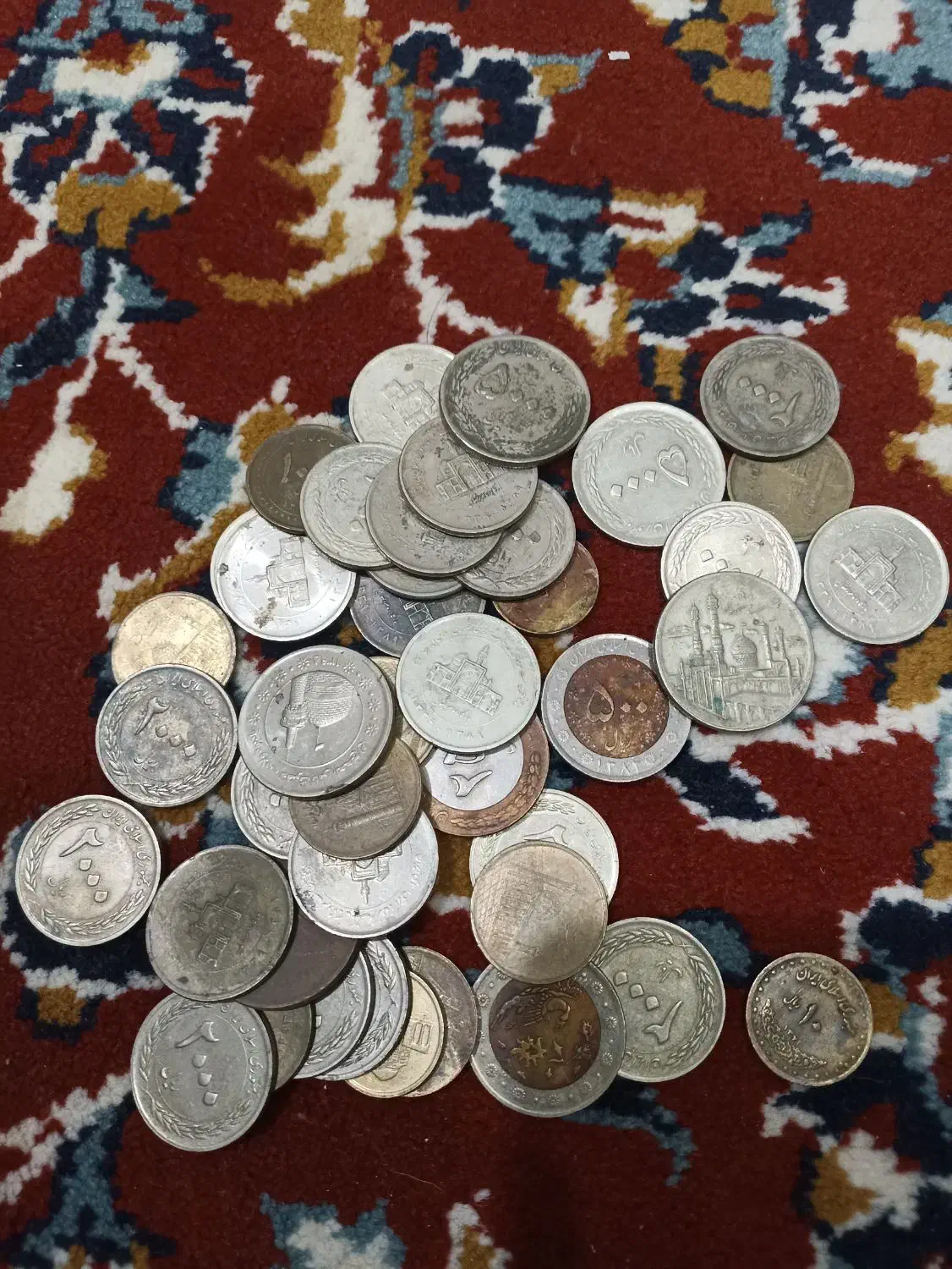 ۴۲عدد سکه جمهوری|کلکسیون سکه، تمبر، اسکناس|رشت, پل تالشان|دیوار