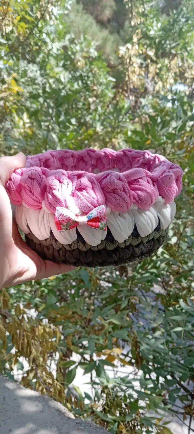 سبدهای تریکودر طرح ورنگ|صنایع دستی و سایر لوازم تزئینی|قوچان, |دیوار